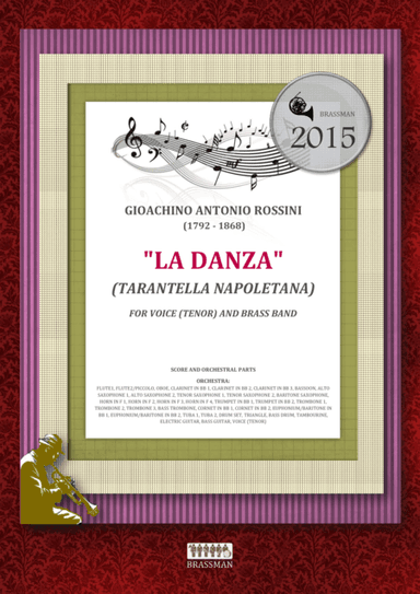 La Danza (Tarantella Napoletana) - for voice (tenor) and Concert Band (arr. Arranged by Igor Zugrov For Concert Band)