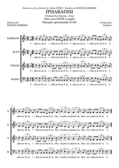 IPHARADISI (arr. StudioRGB)