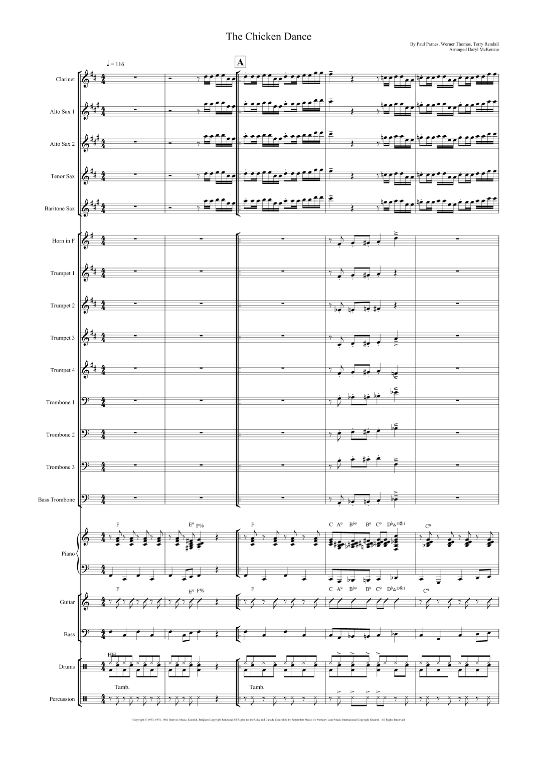 The Chicken Dance (arr. Daryl McKenzie)