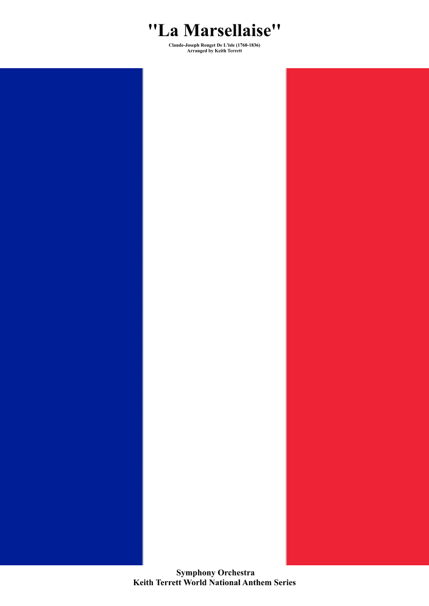 French National Anthem for Symphony Orchestra (Olympic National Anthem Series) (arr. Keith Terrett)