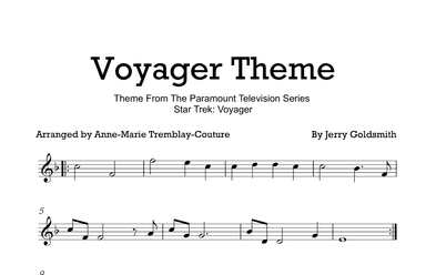 Star Trek - Voyager(r) (arr. Anne-Marie Tremblay-Couture)