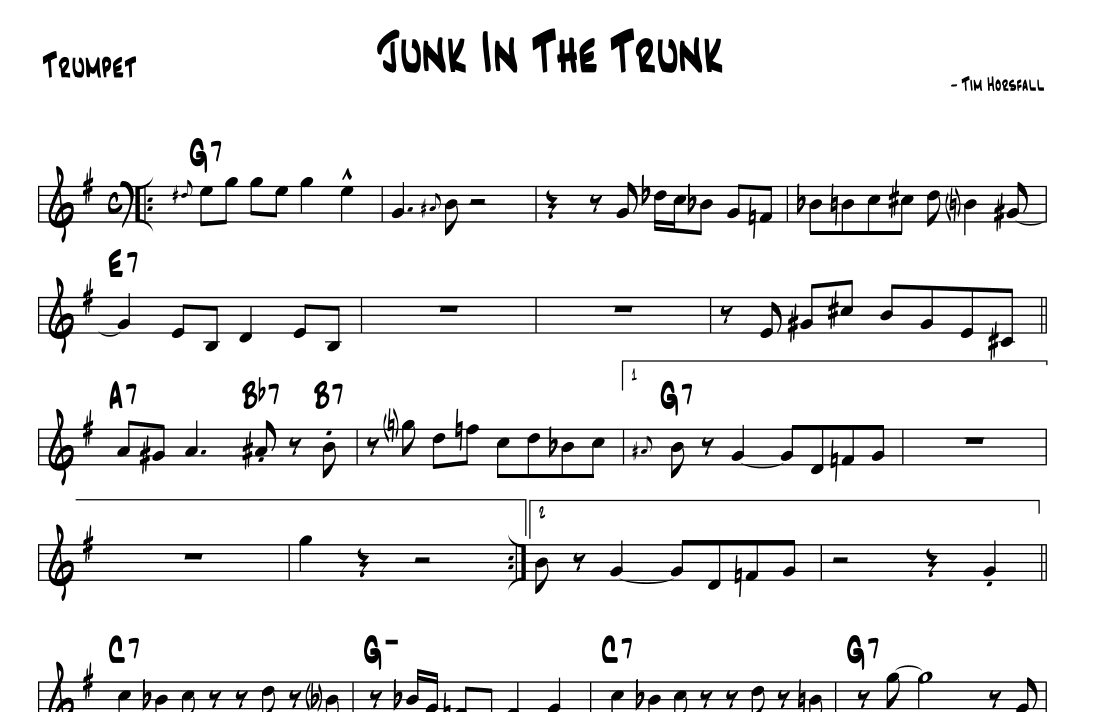 Junk in the Trunk