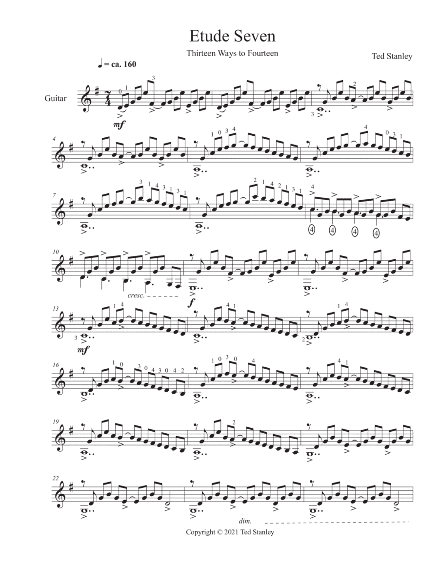 Etude Seven
