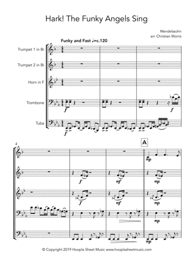 Hark! The Funky Angels Sing (Hark! The Herald Angels Sing) (arr. Christian Morris)