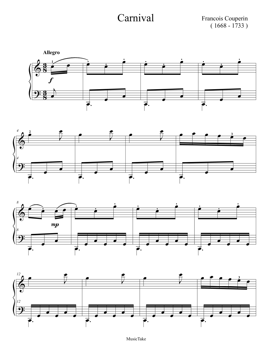 Carnival (arr. Ben Choupak)