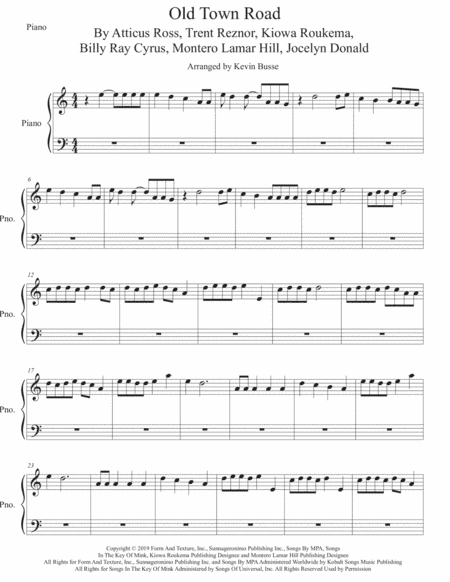 Old Town Road (remix) (arr. Kevin Busse)