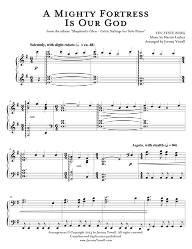A Mighty Fortress Is Our God (arr. Jeremy Yowell)