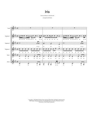 Iris (arr. Rob Redei)