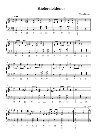 Kiefersfeldener / Akkordeon
