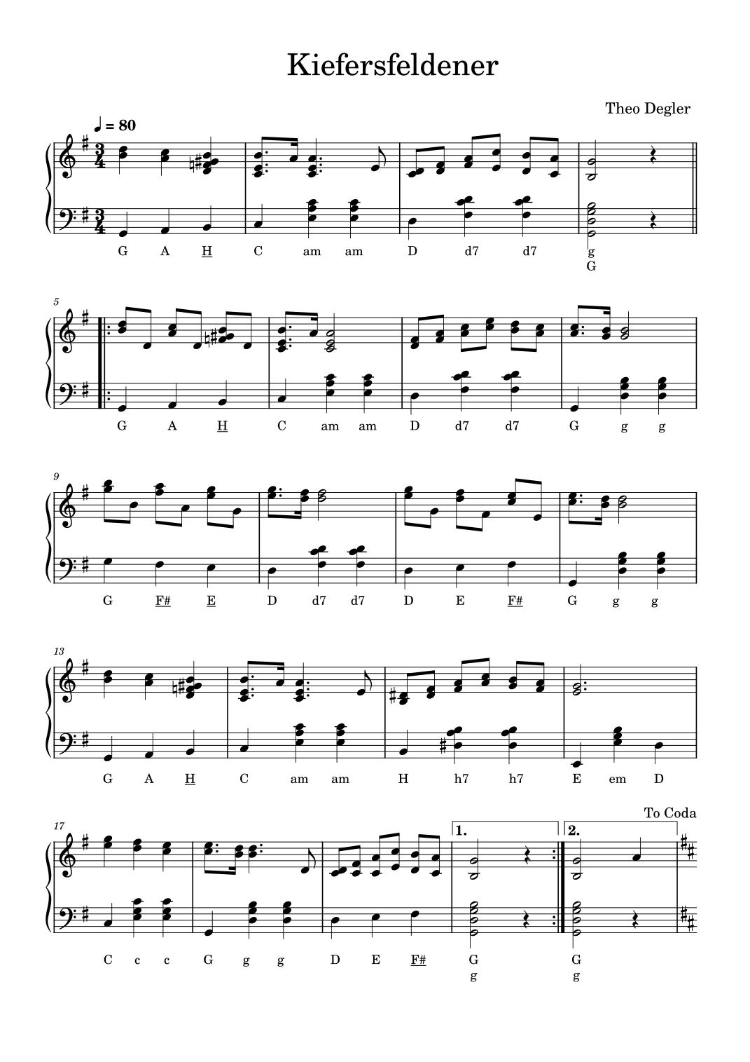 Kiefersfeldener / Akkordeon