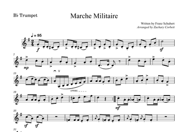 Marche Militaire (arr. Zachary Corbett)