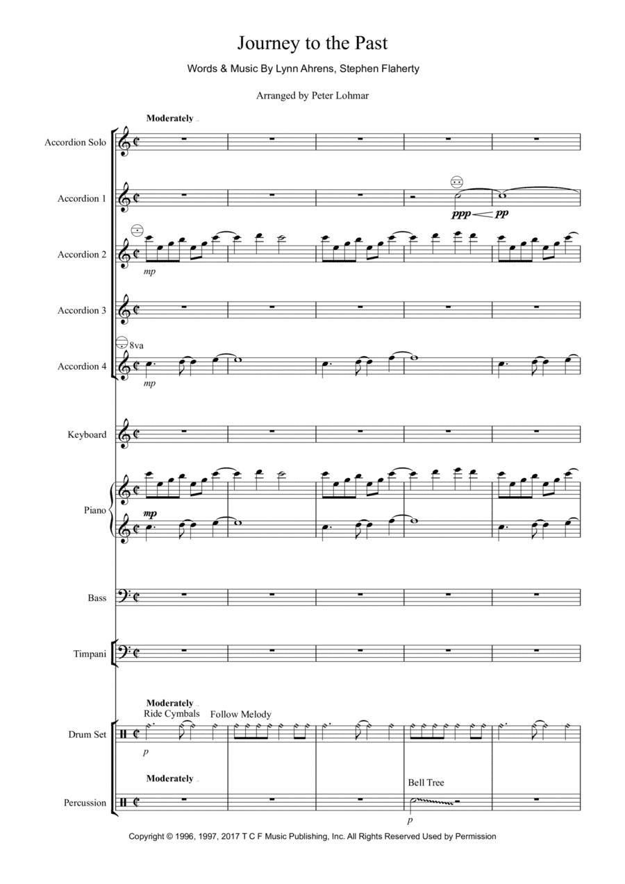 Journey To The Past (arr. Peter Lohmar)