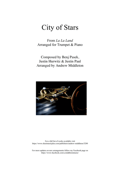 City Of Stars (arr. Andrew Middleton)