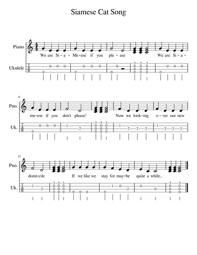 We Were Siamese (arr. Gillian McCoy)