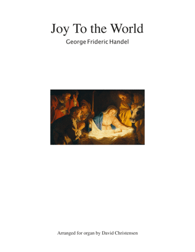Joy to the World (arr. David Christensen)