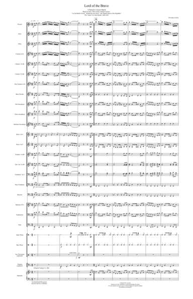 Lord of the Brave (arr. Dr. Jim Fox, ASCAP)