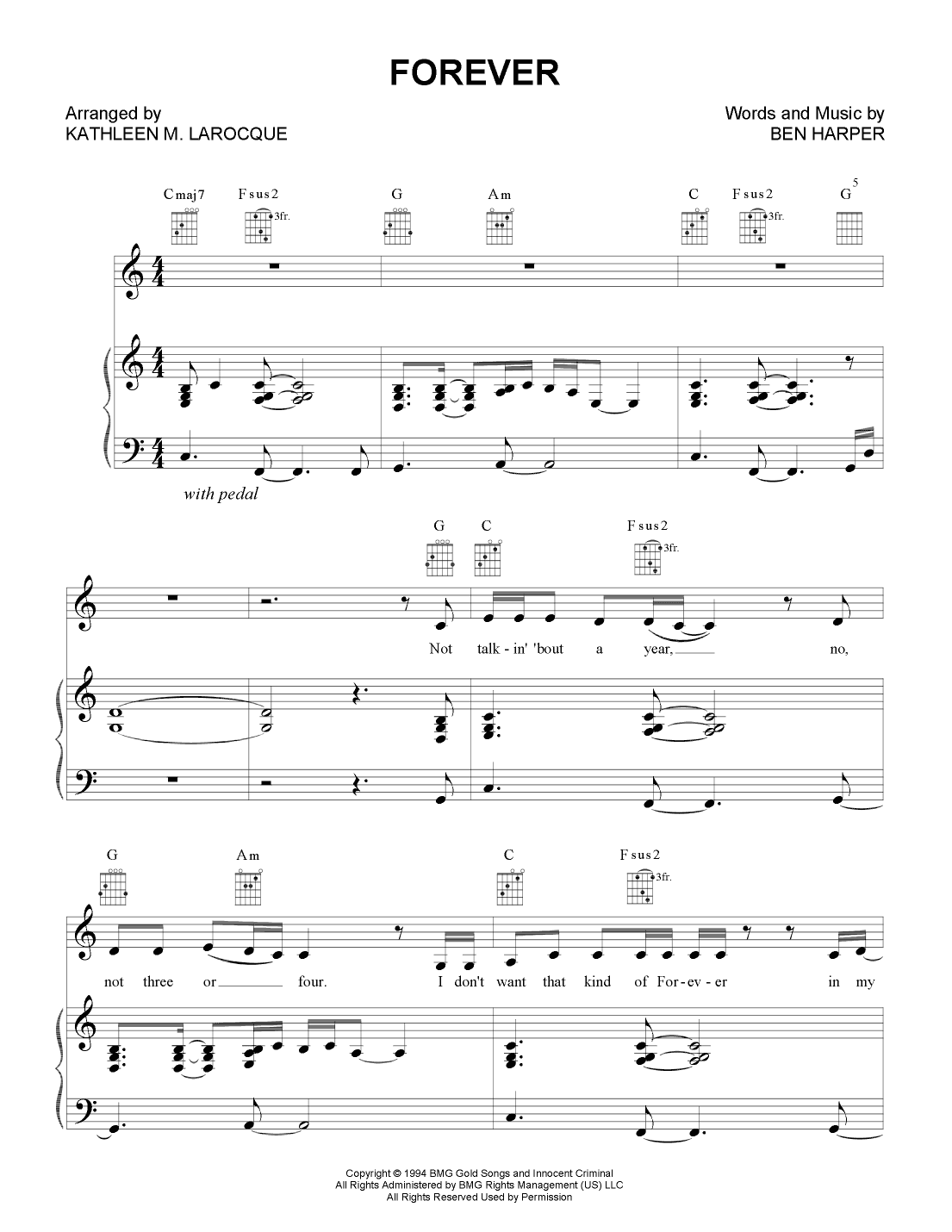 Forever (arr. Kathleen M. LaRocque)