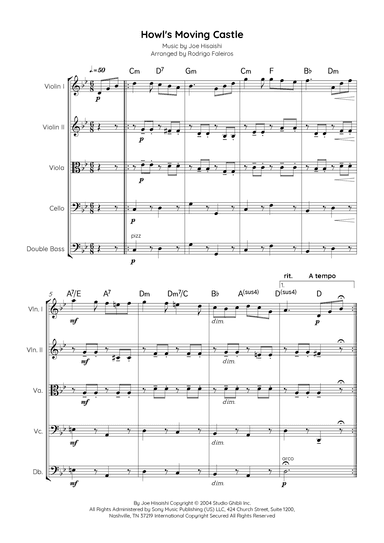 Howl's Moving Castle (arr. Rodrigo Faleiros)