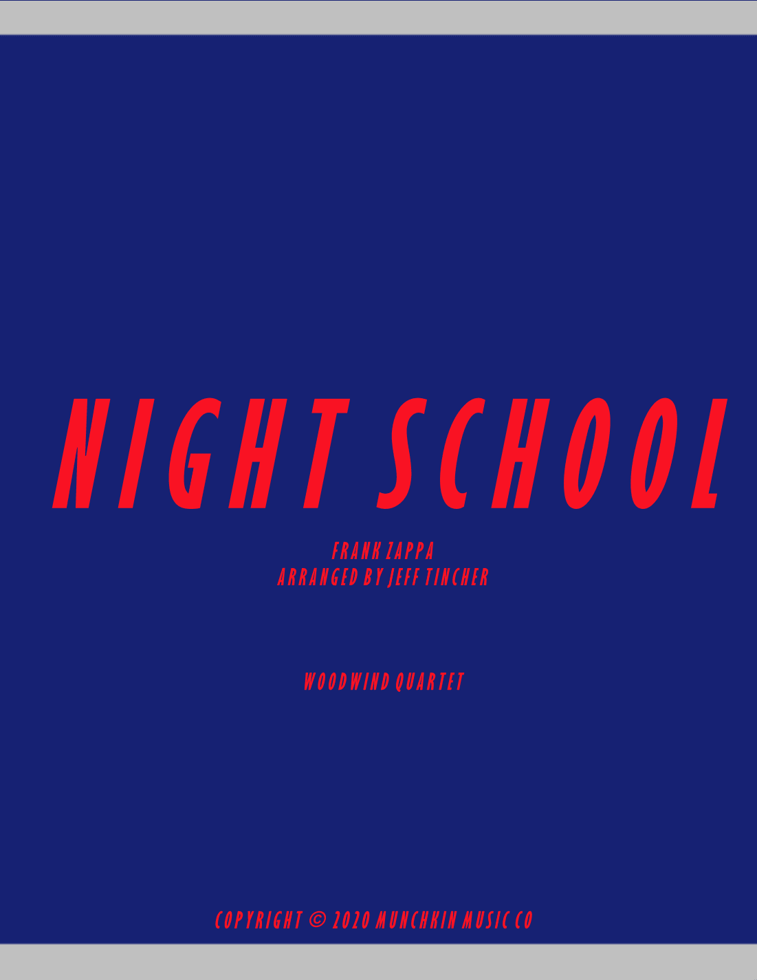 Night School (arr. Jeff Tincher)
