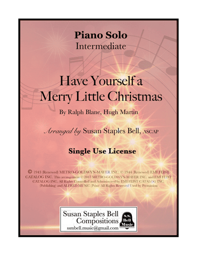 Have Yourself A Merry Little Christmas (arr. Susan Staples Bell)