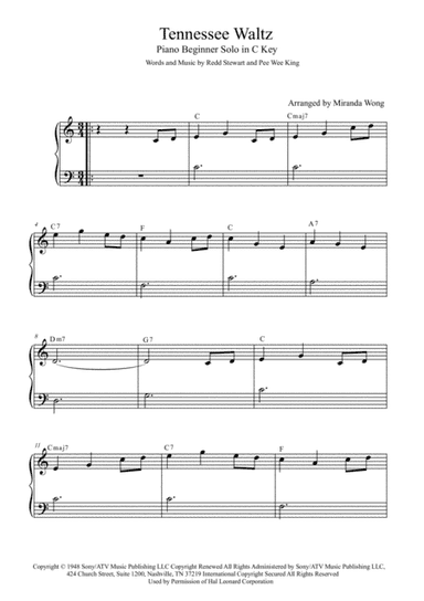 Tennessee Waltz (arr. Miranda Wong)