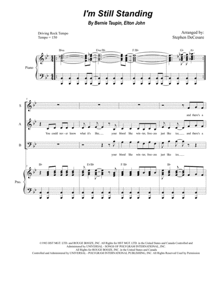 I'm Still Standing (arr. Stephen DeCesare)