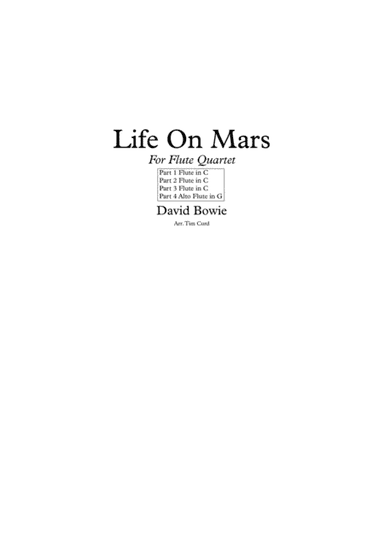 Life On Mars (arr. Tim Curd)