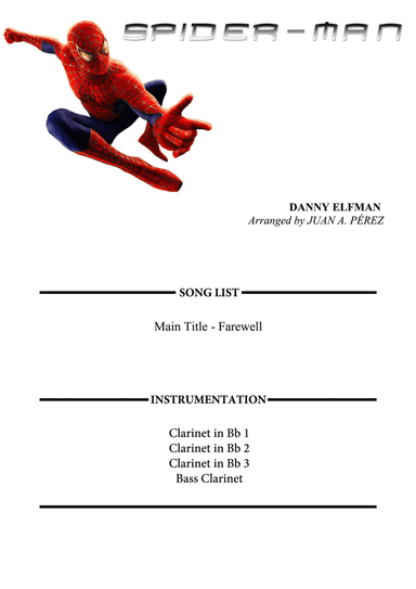 Spider-man Evolution (arr. Juan A. Perez)