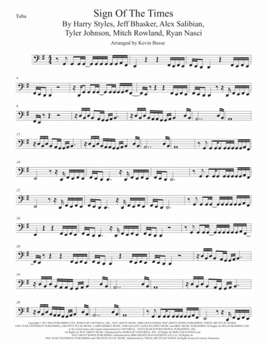 Sign Of The Times (arr. Kevin Busse)