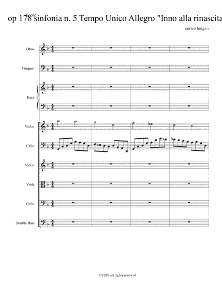 Op 178 sinfonia n 5 "Inno alla rinascita"