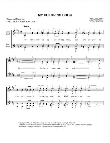 My Coloring Book (arr. Tom Gentry)