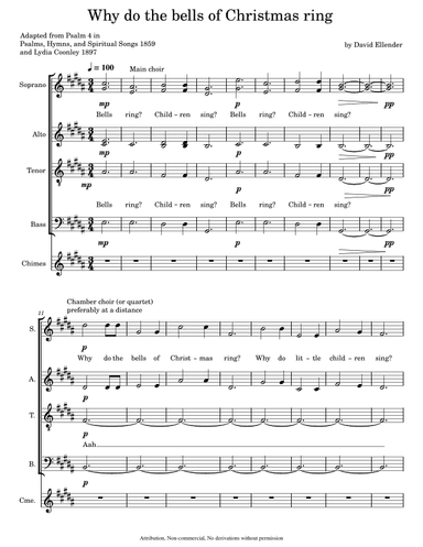Why do the bells of Christmas ring?