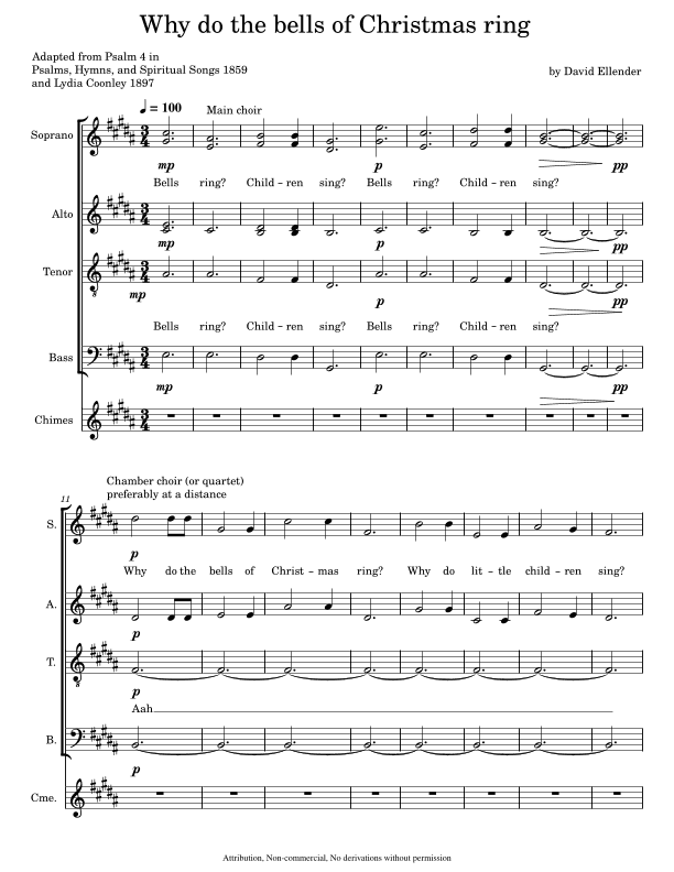 Why do the bells of Christmas ring?