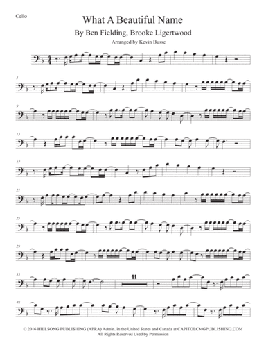 What A Beautiful Name (arr. Kevin Busse)