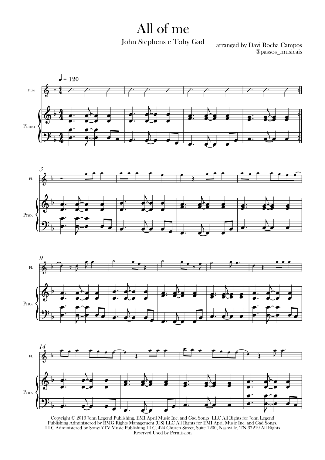 All Of Me (arr. Davi Rocha Campos)