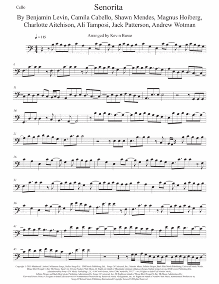 Senorita (arr. Kevin Busse)