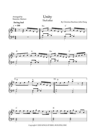 Unity (arr. Stanislav Borisov)