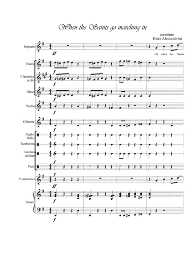 When the Saints go marching in (arr. Ester Alessandrini)