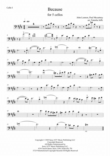 Because (arr. Natasha Jaffe)