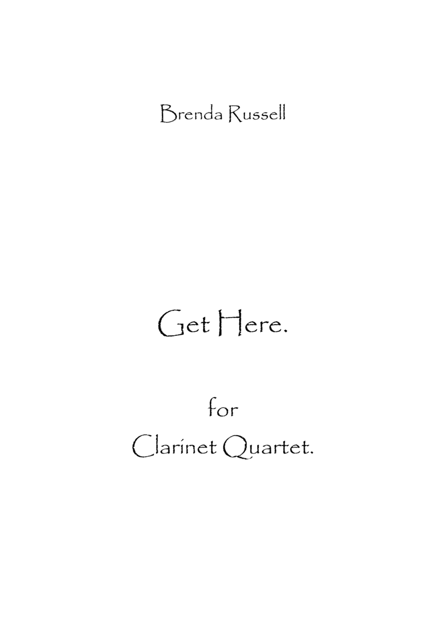 Get Here (arr. Spence Bundy)