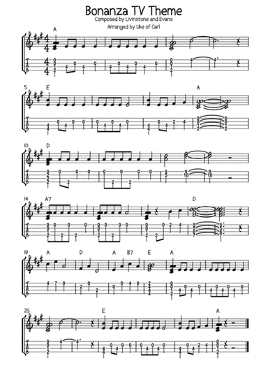 Bonanza (arr. Carl Thomas)