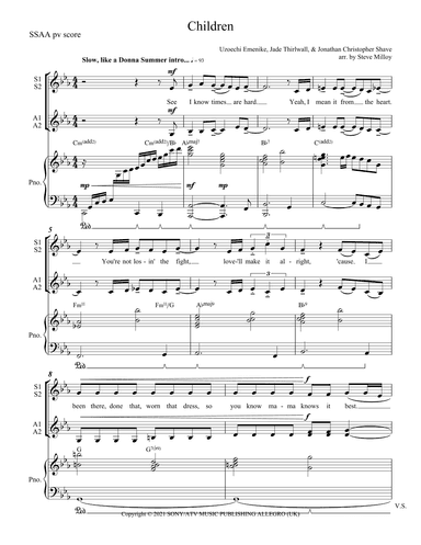Children (arr. Steve Milloy)
