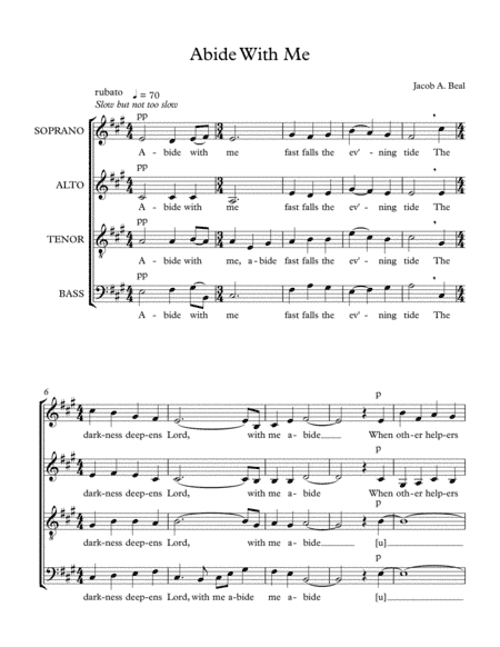 Abide with Me (arr. Jacob Beal)