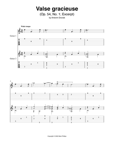 Valse gracieuse (arr. Mark Phillips)