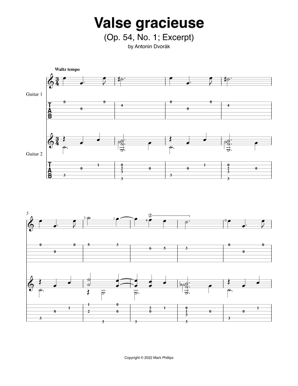 Valse gracieuse (arr. Mark Phillips)