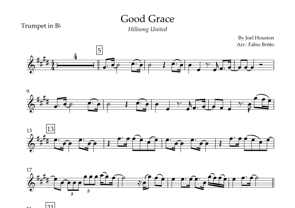 Good Grace (arr. Fabio Britto)