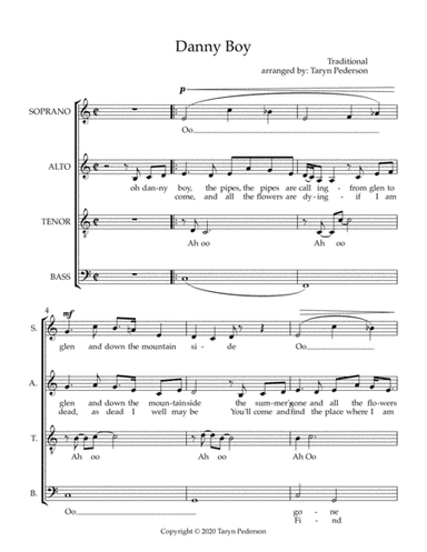 Danny Boy (arr. Taryn Pederson)