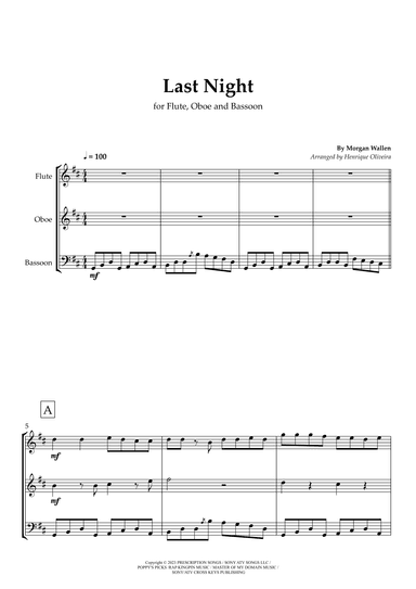 Last Night (arr. Henrique Oliveira)