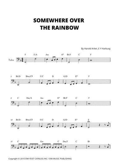 Over The Rainbow (arr. Cadenza Editions)
