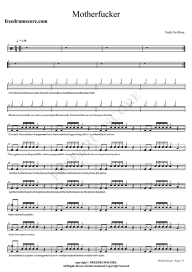 Motherfucker (arr. COPYDRUM)